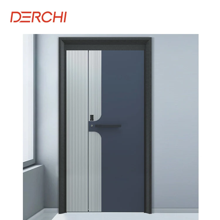 America Style Multilock Villa Entrance Front Cast Aluminum Door Security Luxury Black Security Entry Door for Home