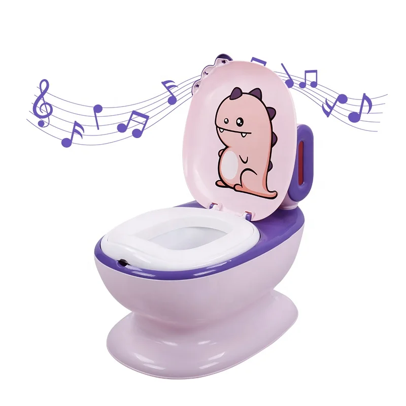 
New 2021 Oem Eco-friendly Children Size Simulation Plastic Baby Potty Training Seat, Latest Plastic Travel Baby Potty Chair 