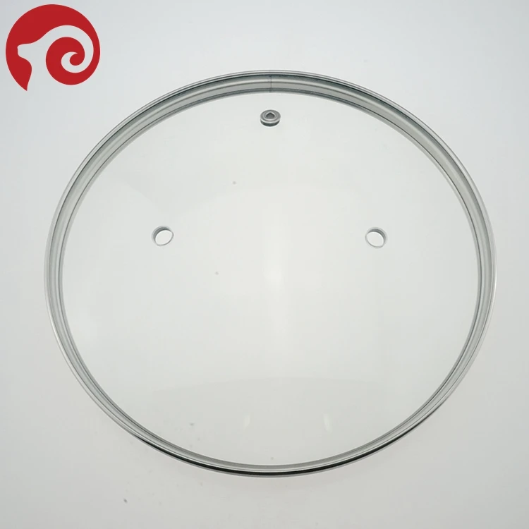 Cookware Part Factory Sale G Type Tempered Glass Lid Pan Lid Cover for Deep Fry Pan