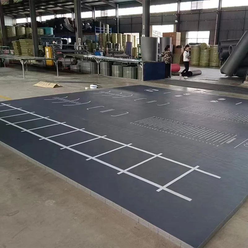 QT BJJ Custom Roll Judo Vinyl Wrestling foldable mat Karate Taekwondo Tatami Aikido Floor Mats XPE Gymnastics Cheerleading Mat