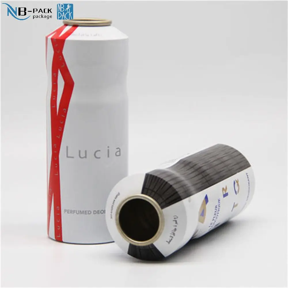 Shaving Foam Empty Aerosol Spray Tin Aluminum Cans Empty With Foam Nozzle Made In China