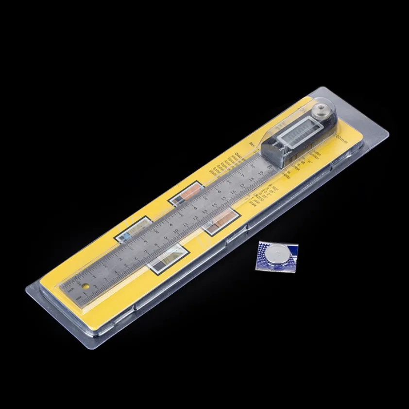 200mm 300mm or 500mm Stainless Steel Angle Finder Ruler Digital Meter Protractor
