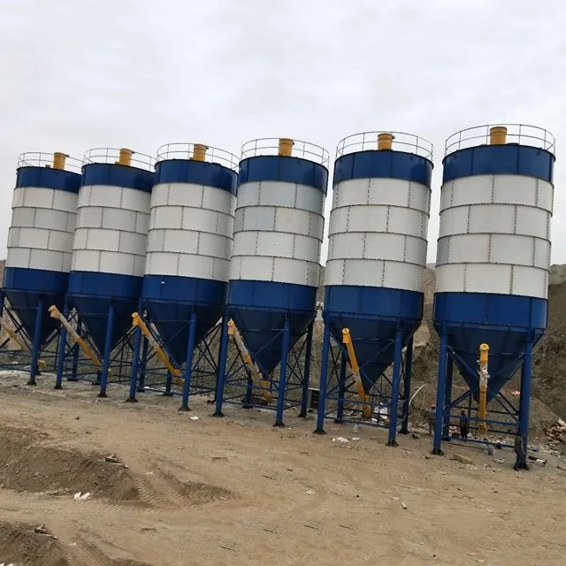 20t / 50 Tonne / 100 Ton Steel Cement Silo | Concrete Batching Plant Cement Silo