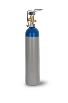 ISO9809 2.7L Small Size Industrial Gas Cylinder Argon/Hydrogen/Nitrogen/O2 Gas Tank for Industrial Use