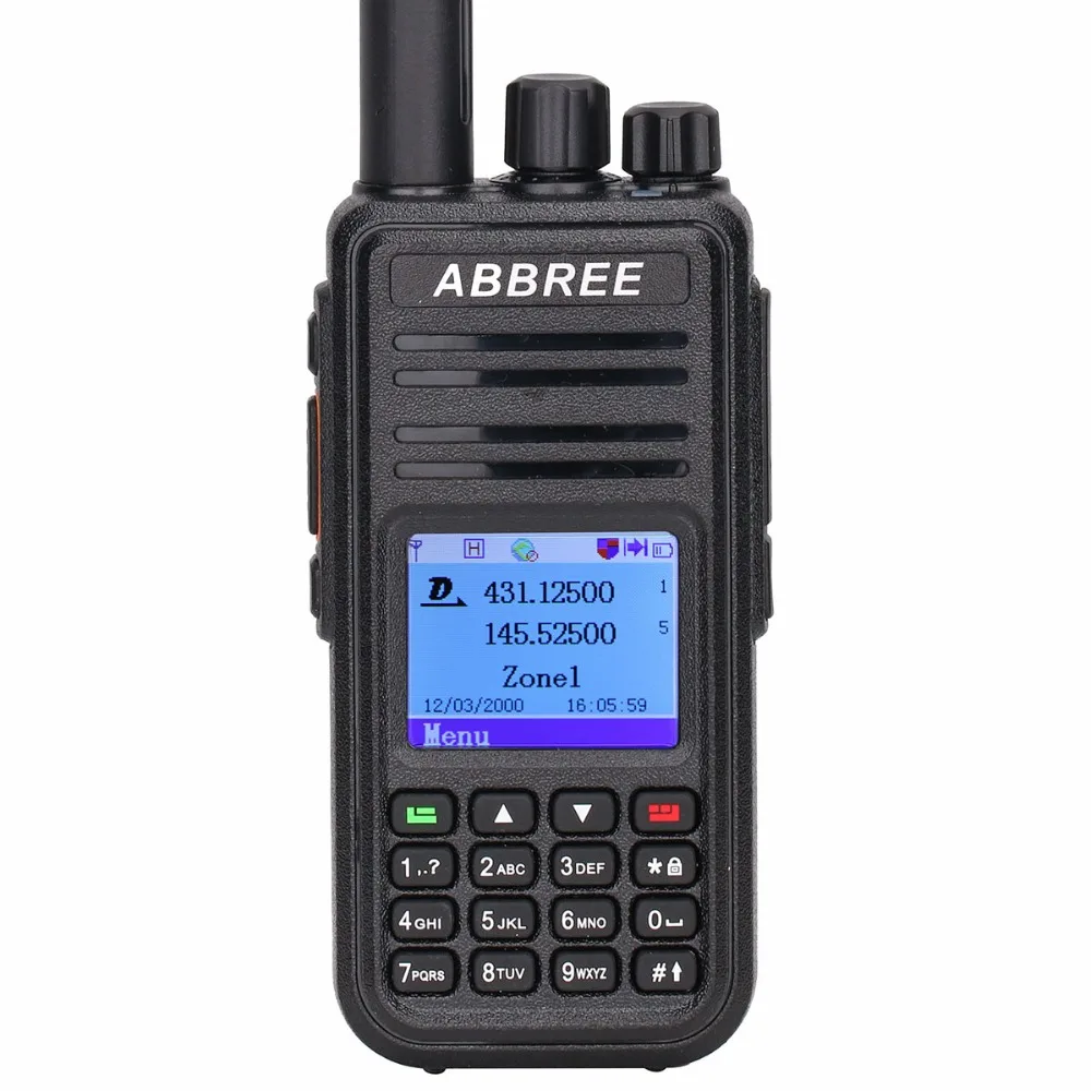 ABBREE AR-UV380 DMR цифровой аналоговый портативный иди и болтай Walkie Talkie (GPS) Tier1 & Tier2 ретранслятор двухдиапазонный УКВ/UHF радио сестра TYT MD-UV380