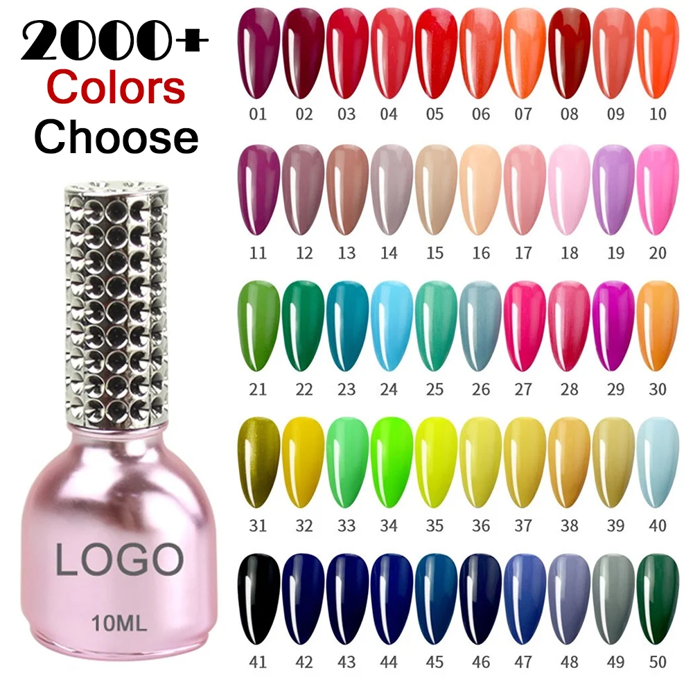 Набор гель-лаков для ногтей Фирменная этикетка нетоксичный непромокаемый дышащий Профессиональный лак для ногтей