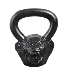 Fitness Cast Iron Power Coated Handle Gorilla Monkey Kettlebell For Home GYM