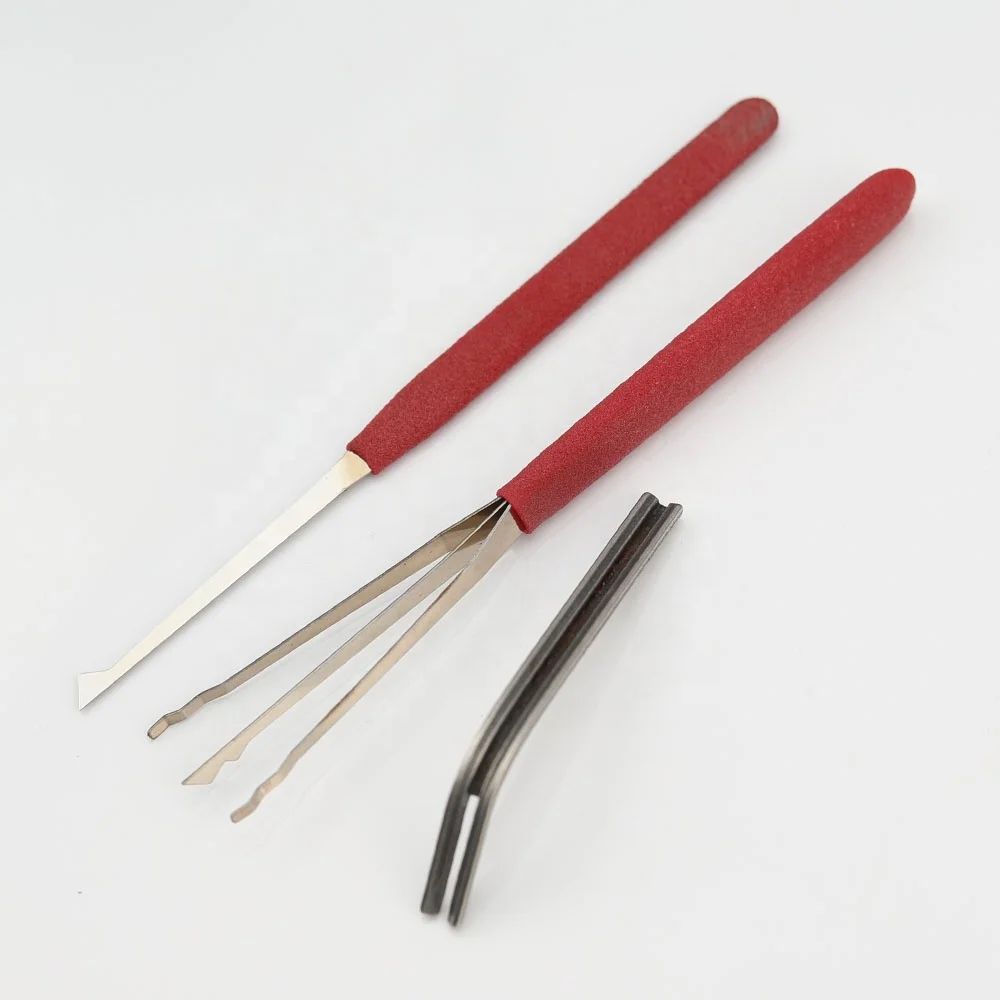 HUK 3pcs Fast Open Civil door lock unlocking practice lock pick set locksmith tool HUK Security Second Generation Fast Open 3pcs