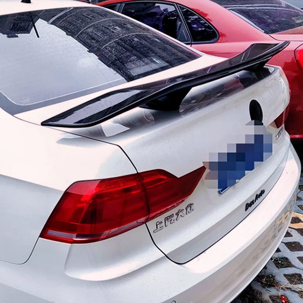 Universal Rear Spoiler For Civic BMW Hyundai Senda Coupe Car Spoiler Trunk Wing 2008-2022 New Design ABS Carbon Color