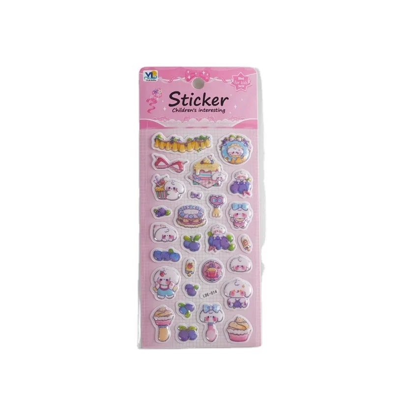 puffy stickers / album diary decoration\ hand book accessories sticker packs
