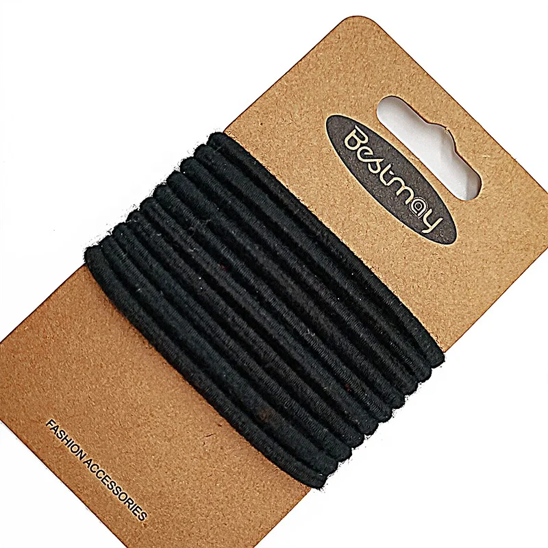 Degradable organic cotton stop plastic go nature zero pollution hair accessories hair ties elastic hair band