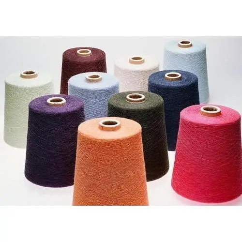 RNT Ne 28/2   51%viscose,23%nylon,26%pbt  dyed  Core Spun Yarn For sweater crochet knitting fancy melange blended yarn