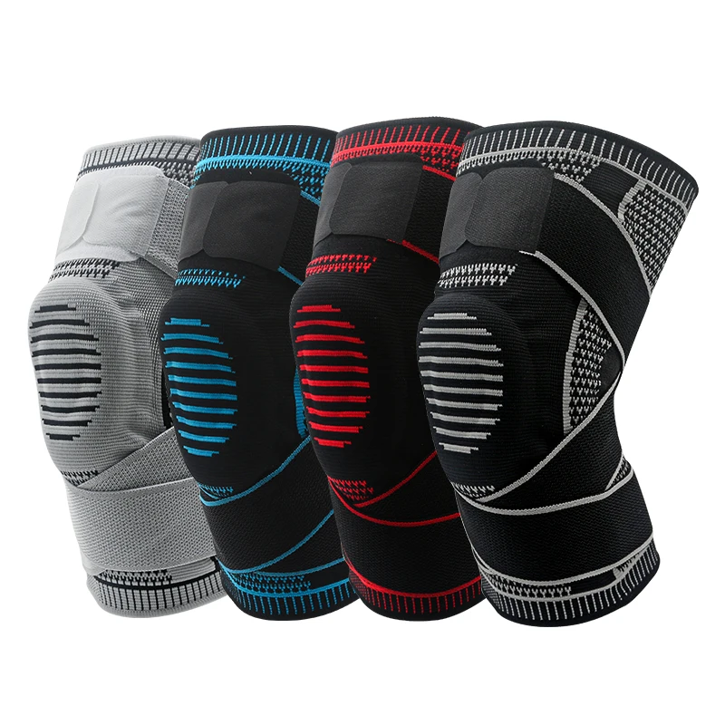 Manufacturer Knee Brace Sleeve For Adults Elastic Volleyball Running Knee Support Meniscus Patellar Breathable Knee Guard