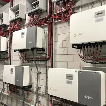 Solis 80kw 100kw 110kw kit energia solar inverter  on grid solis 5g inverter with wifi