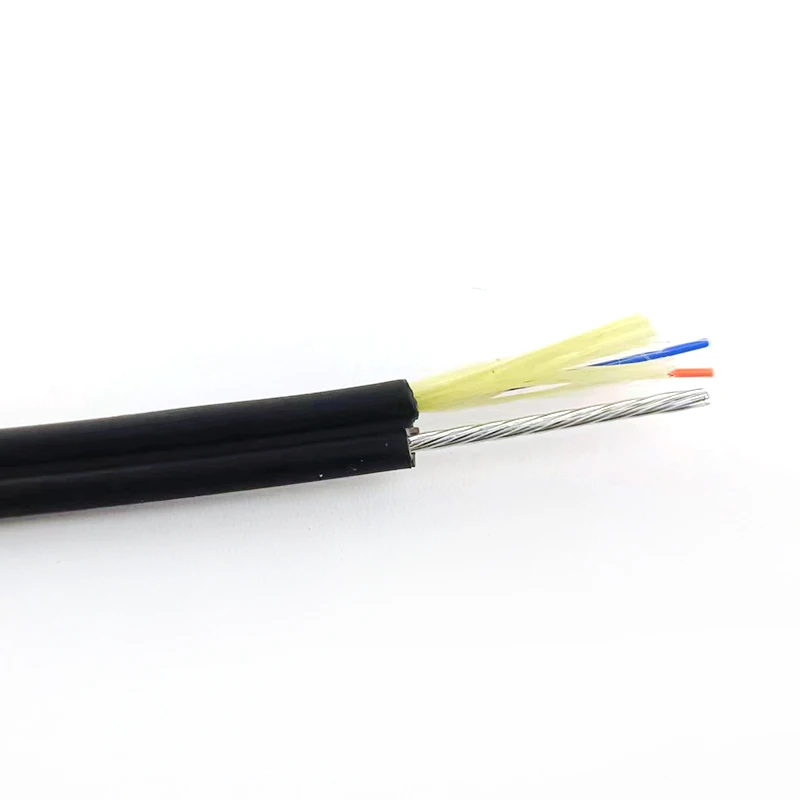 Aerial Self-Supporting GJYC8H Indoor fiber optic figure eight cable 2 hilos Figure 8 Cables with Aramid Yarn