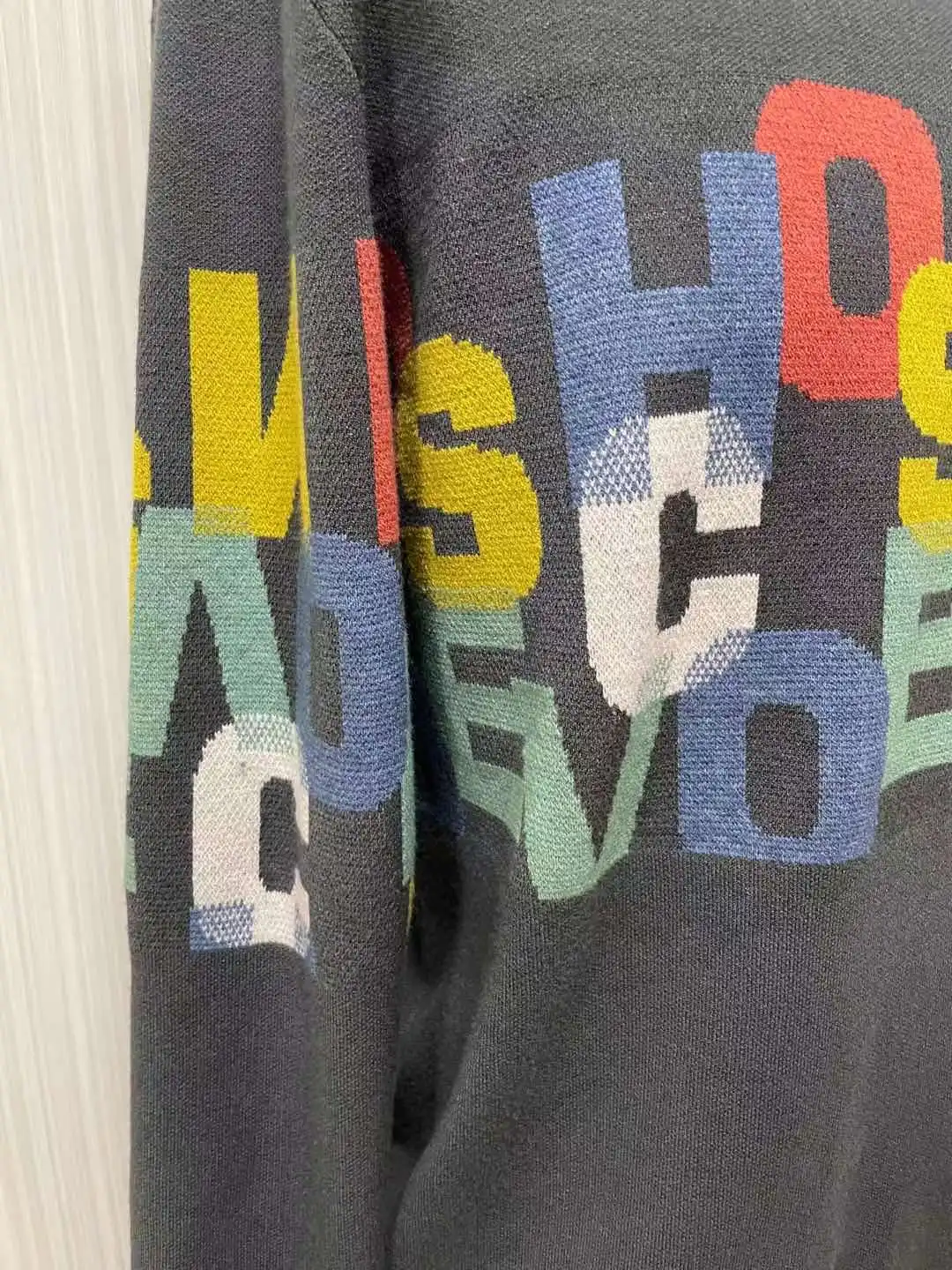 Распродажа, Мужской Хлопковый свитер большого размера с длинным рукавом и круглым вырезом с цветным принтом/вышивкой для OED и ODM