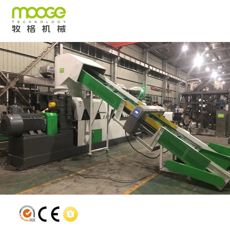 High quality water-ring waste plastic granules making machine