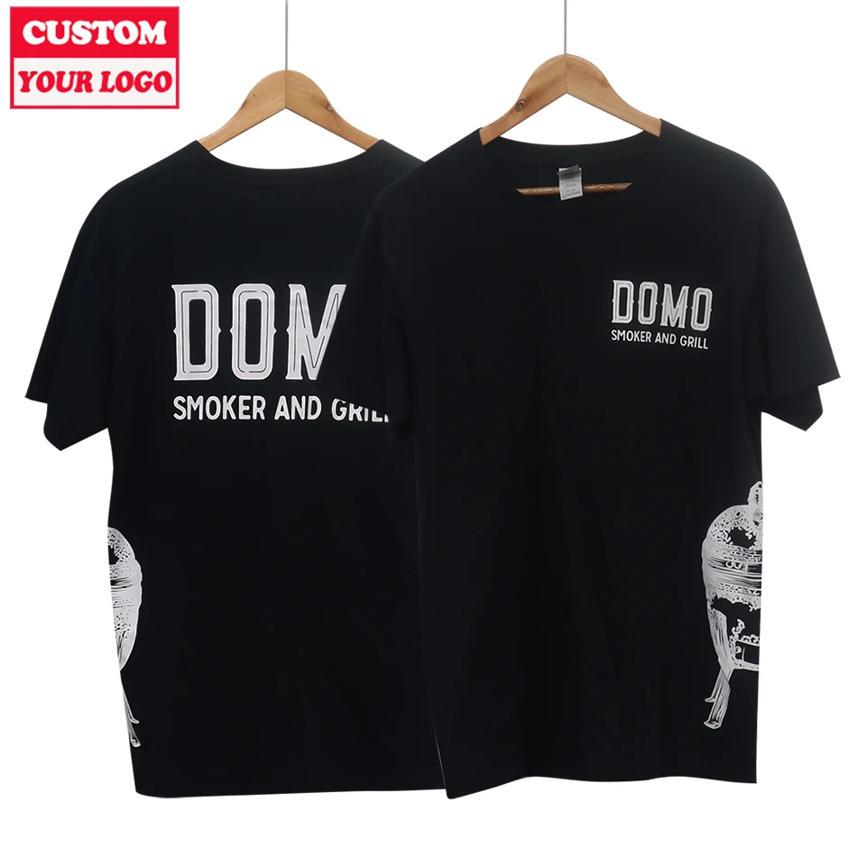 210gsm 100% Cotton Printed Logo Plus Size Shirt Skin-Friendly T Shirts Custom Printing 100% Cotton