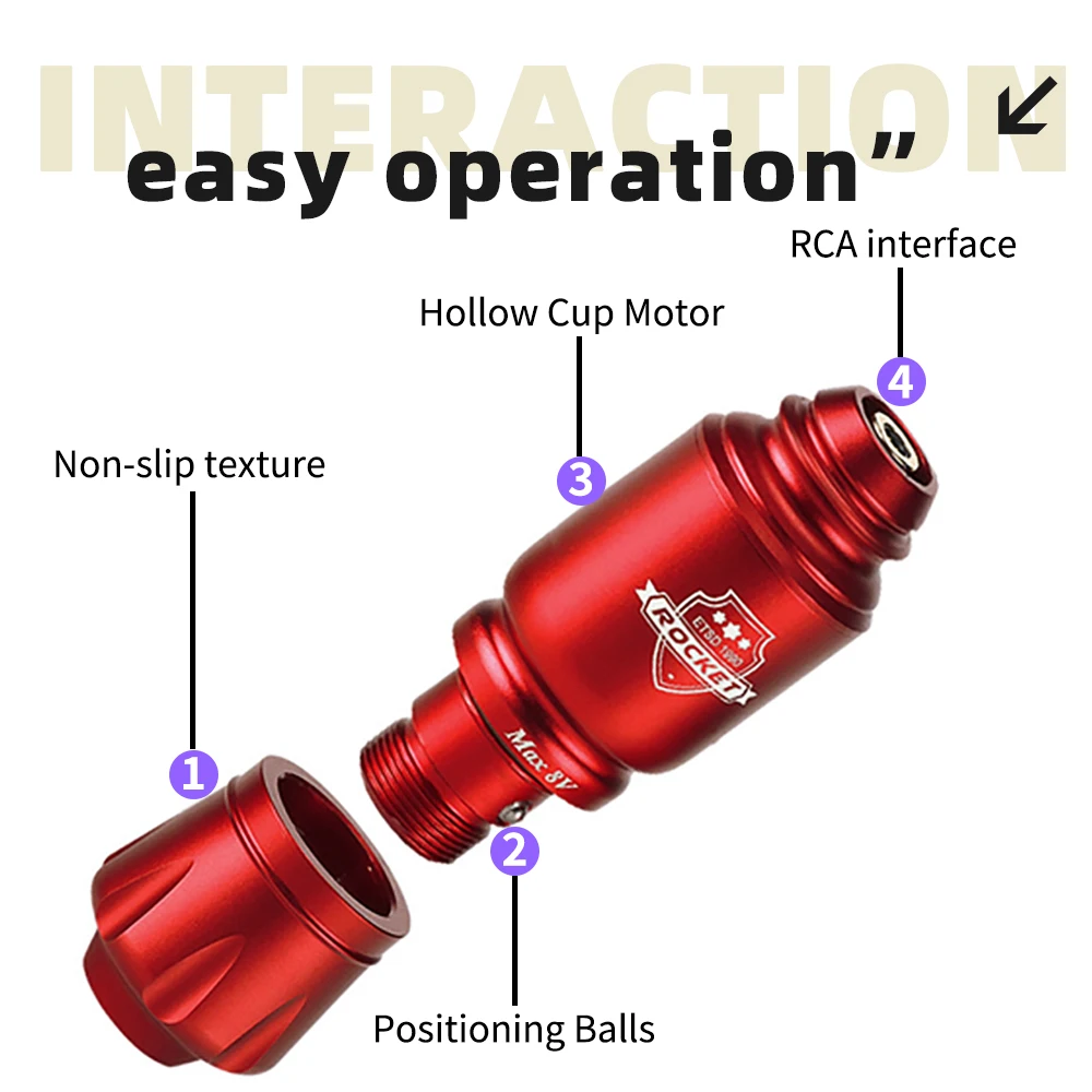 Высококачественная компактная короткая мини-ручка Беспроводная Машинка для татуажа в Корейском стиле портативная профессиональная татуировка бровей и губ