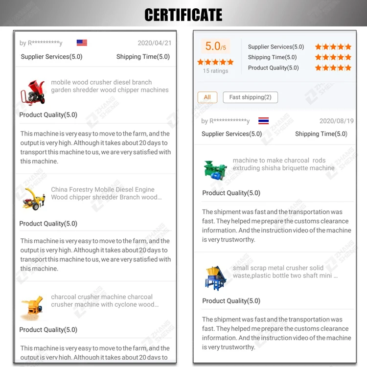 Mobile Wood chipper shredderTree branch chipper Wood chipper shredder