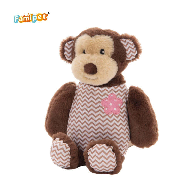 Famipet Manufacturer Wholesale Custom Design Kawaii Soft Kids Plush Toy Stuffed Animal Toy with Removable Clothes