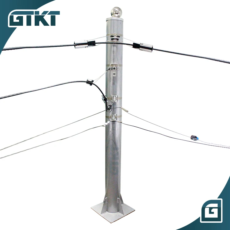  Fiber optic cable tension wire clip Aluminum Alloy Insulated Clamp Cable Metal Steel of fiber