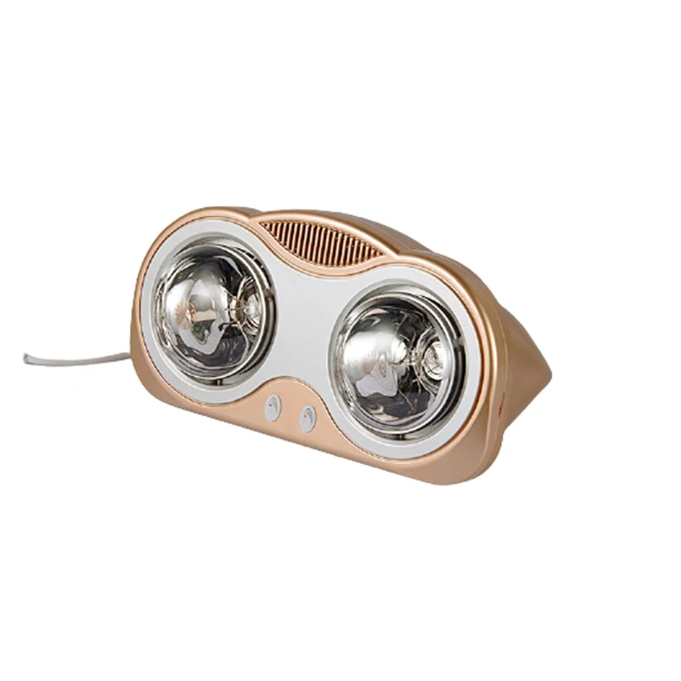 China Supplier Stainless Steel Infrared Wall Bathroom Heaters With Light