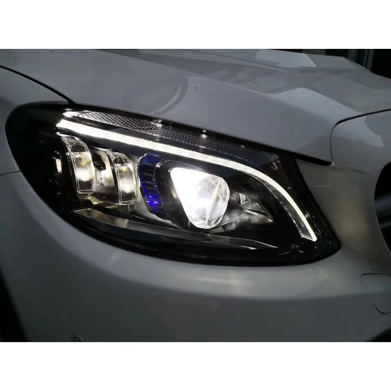 upgrade to full LED headlamp headlight with dynamic and with a touch of blue for mercedes benz C Class W205 head lamp 2015-2021