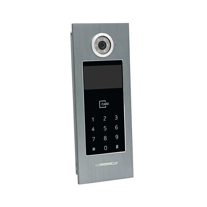Tuya IP video door phone intercom multi apartment doorbell camera card access works with mobile phone