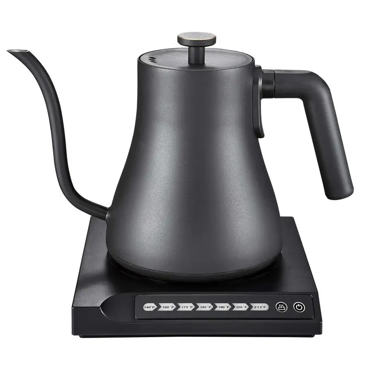 Kitchen Appliances Thermostat Hand Brewed Coffee Tea Temperature-controlled Pot Slim-neck Pot Electric Gooseneck Kettle
