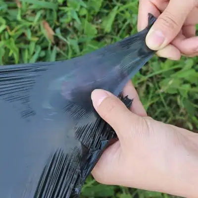Hongde Agricultural Black PE Polyethylene Plastic Mulch Film Roll Soft HDPE Masking Type plastic products Plants control cover
