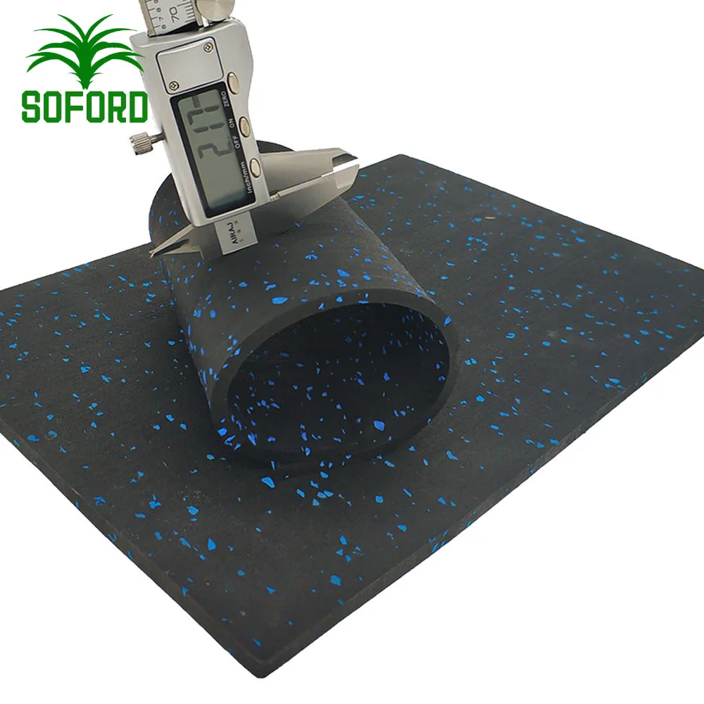 hot selling wear-resistant rubber roll floor Anti-slip shock absorbing roll for gym rubber roll mat for gym