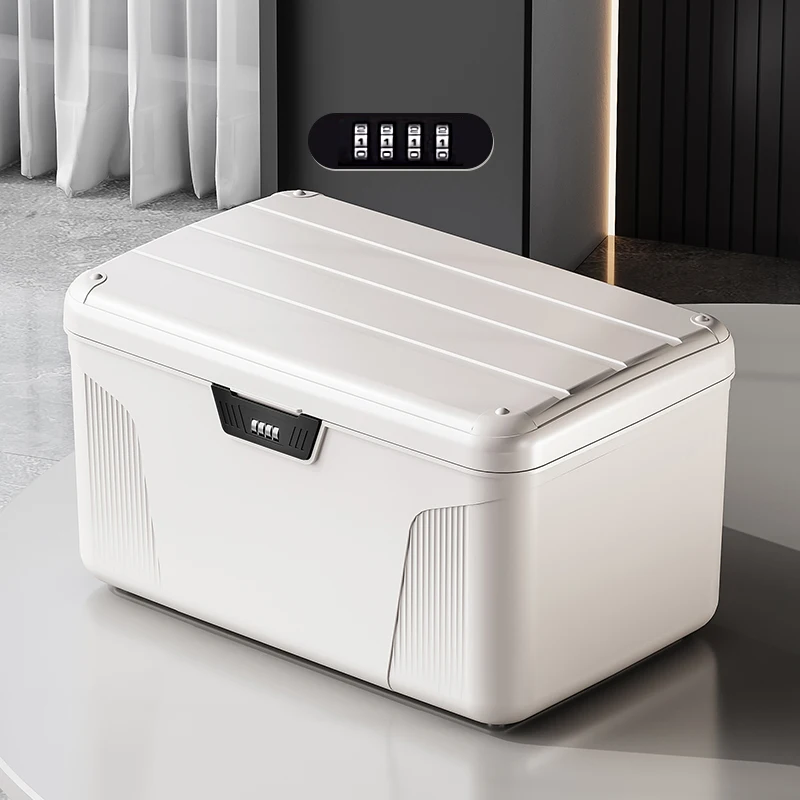 Password Storage Box Home Privacy Documents Storage Box with Lock Valuables Student Cell Phone Small Safe Deposit Container