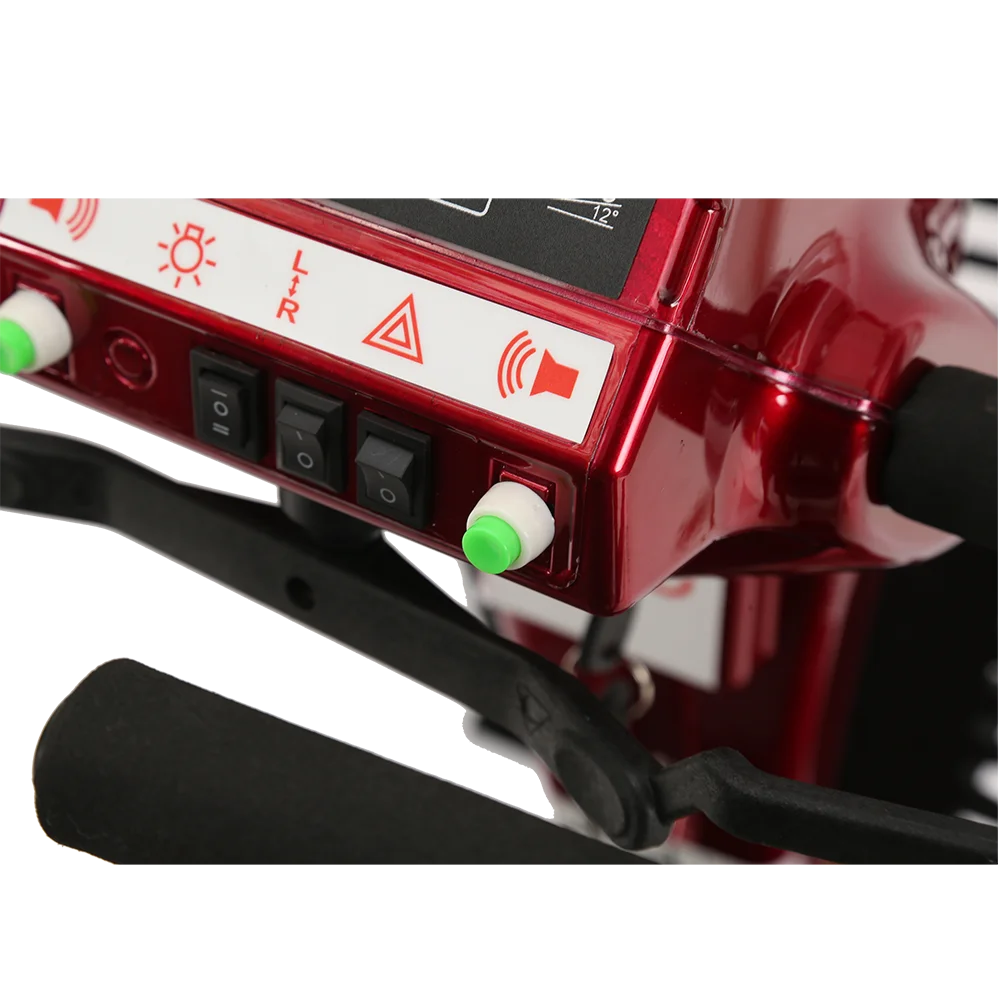 Double Seat Electric Scooter Two People Mobility 4 wheel Scooter