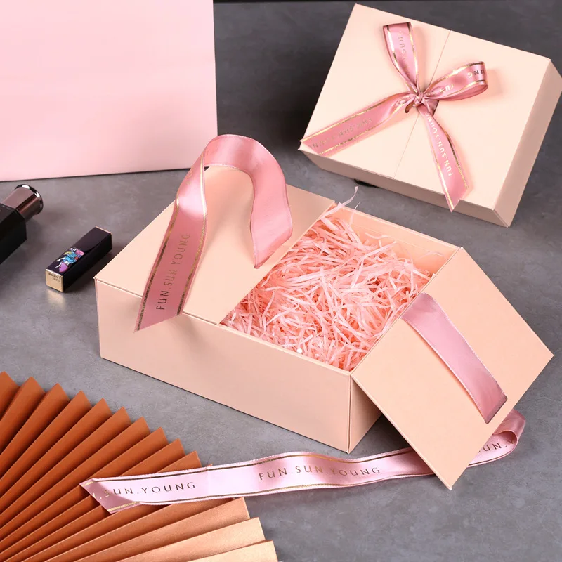 Luxurious Preserved Roses Rose Aquarelle Paper Drawer Boxes Bulk Talk Perfume Gift Packaging Competitive Price Alloy Jewelry Box