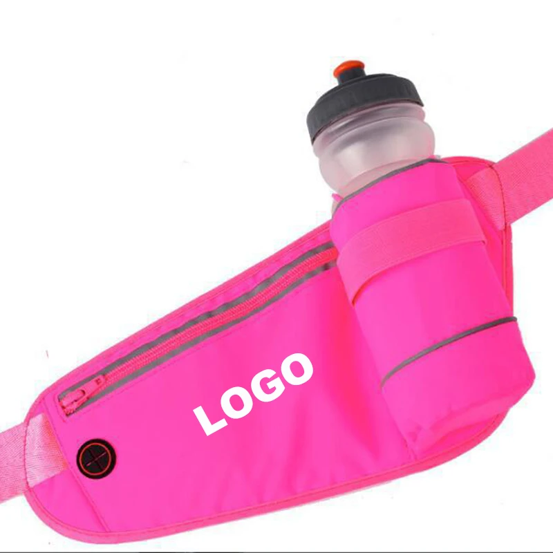 Functional Running Belt Multi-functional Sport Running Pouch Belt With Water Bottle Holder&Earphone Jack