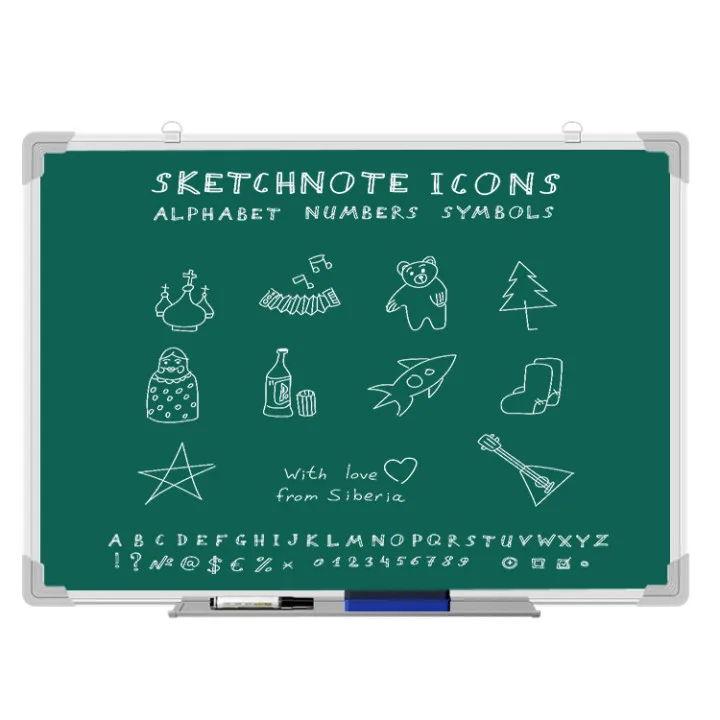 China Supplier Silver-aluminum Frame Writing Whiteboard Wall Hanging Magnetic Whiteboard