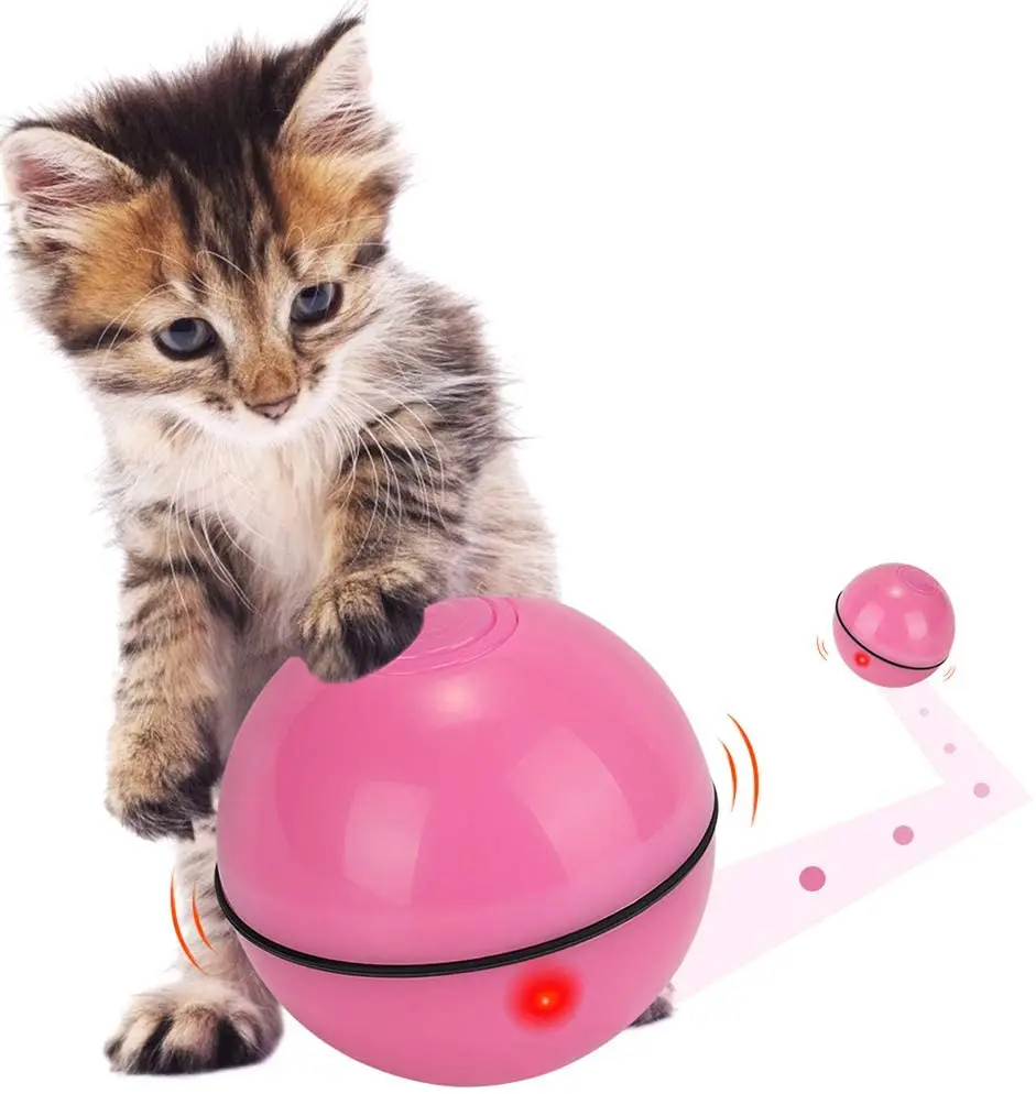 Pet Interactive & Movement Toys Automatic Electronic Smart Ball Pet Toys Interactive Sports Cat Funny Toys
