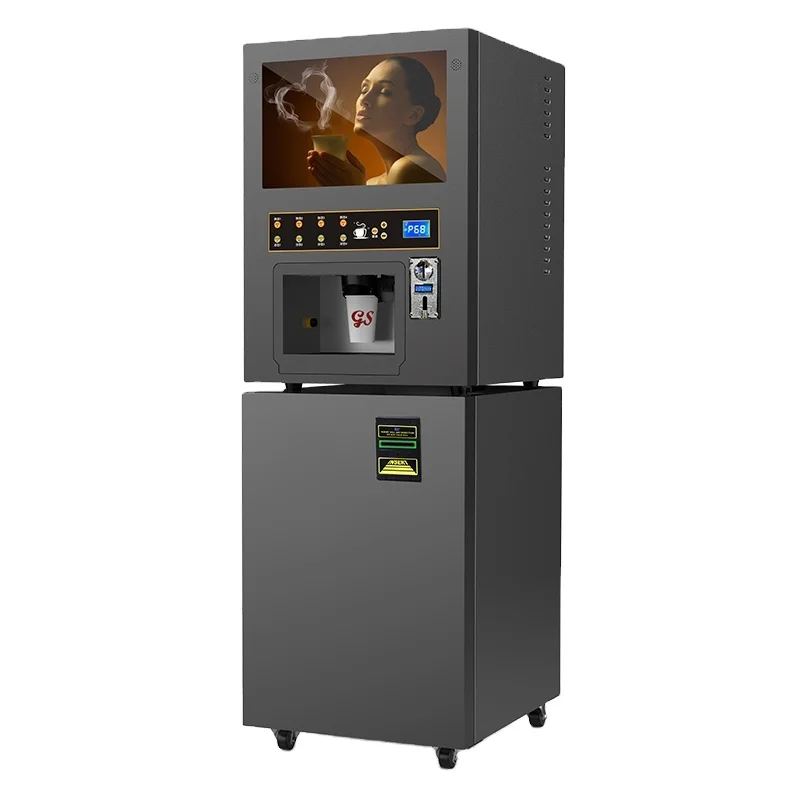 GTS204 Auto Sales Coffee Vending Machine Standing Instant Coffee Machine Vending