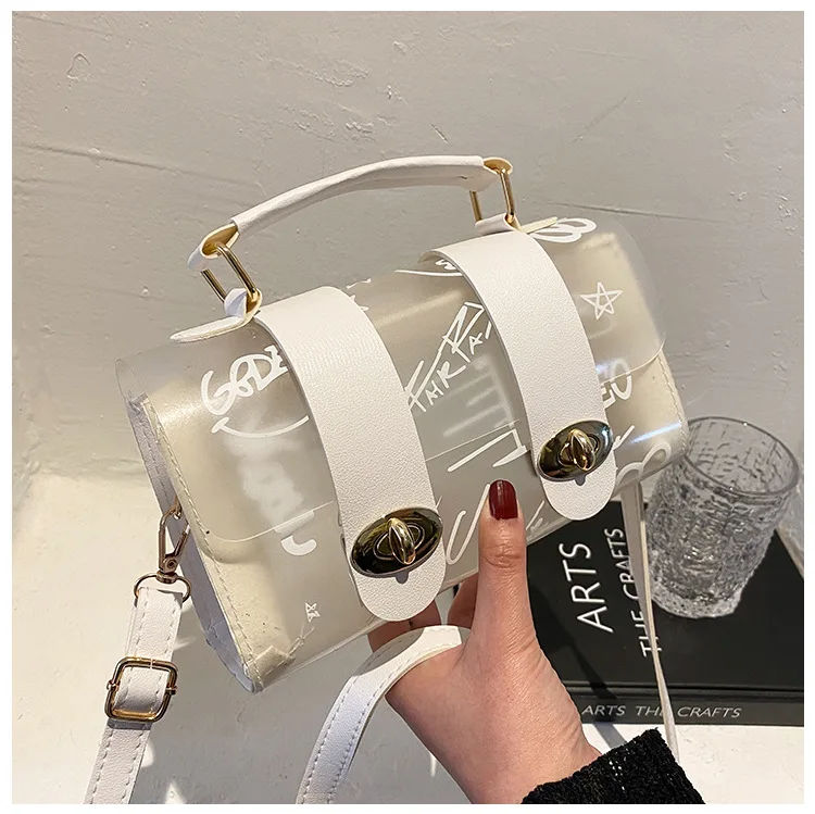 2024 Ladies Designer Bags PVC Golden-hardware Cross-body Flap Zipper Messenger Fashion Multi-color Letter Pattern  Shoulder Bag