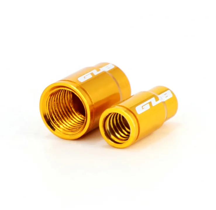 Vtogether V00029600 Custom Logo French Style Bullet Tyre Valve Caps for Road MTB Racing BMX Mountain Bike  Presta Valve Caps