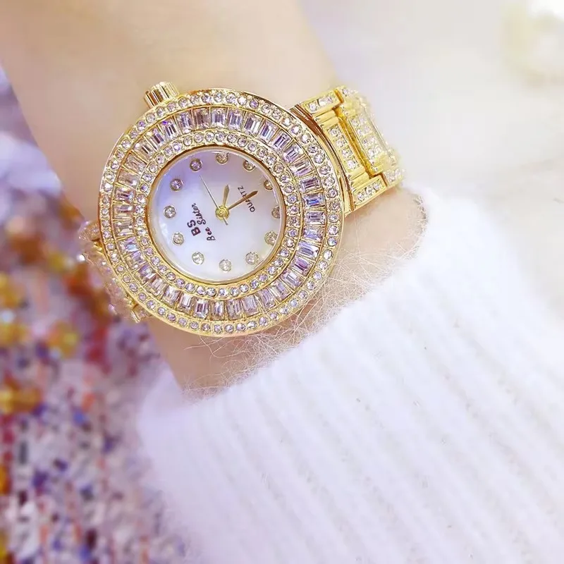 2019 BS Ladies Watch High-end Llinked Custom Watch Diamond Female High Quality Luxury Watch FA1186