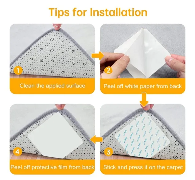 Влажный вакуумный Tech Многоразовые моющиеся Противоскользящий коврик лента ковер вышлите ваш заказ прямо к этому поставщику для полов из твердых пород дерева