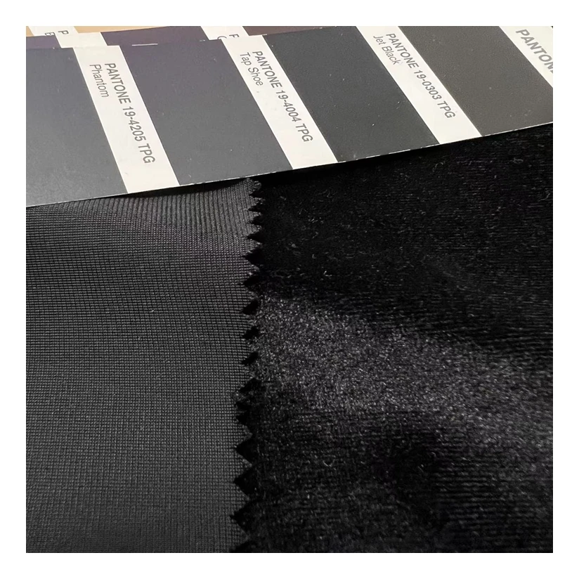 Korean velvet 3D high quality canary fabric for the production of autumn and winter clothing fabric