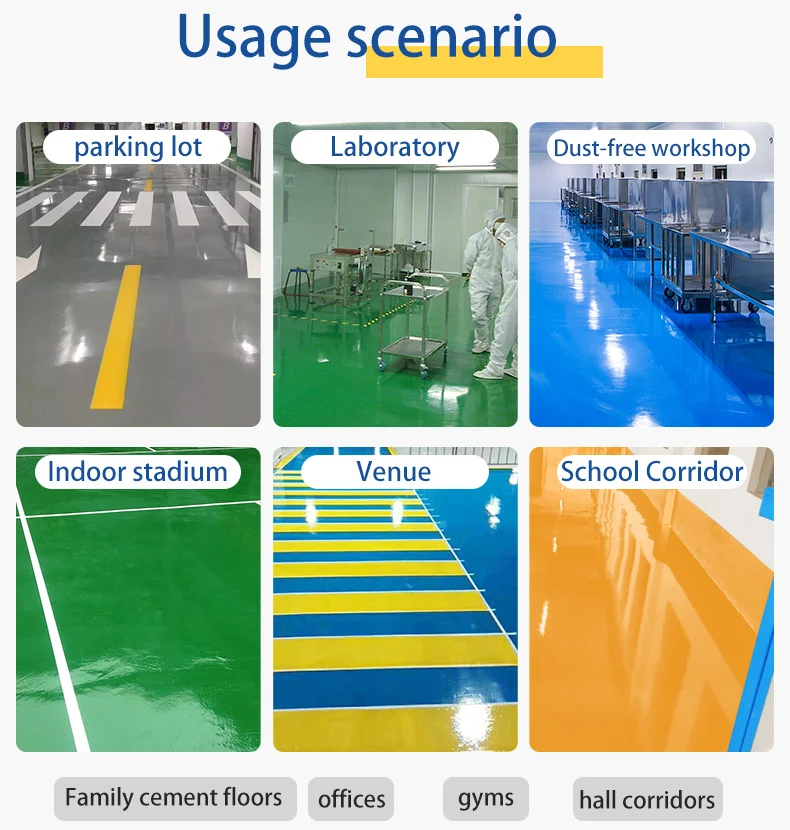 Widely Used Superior Quality New Type Oil Based Pure Epoxy Floor Paint