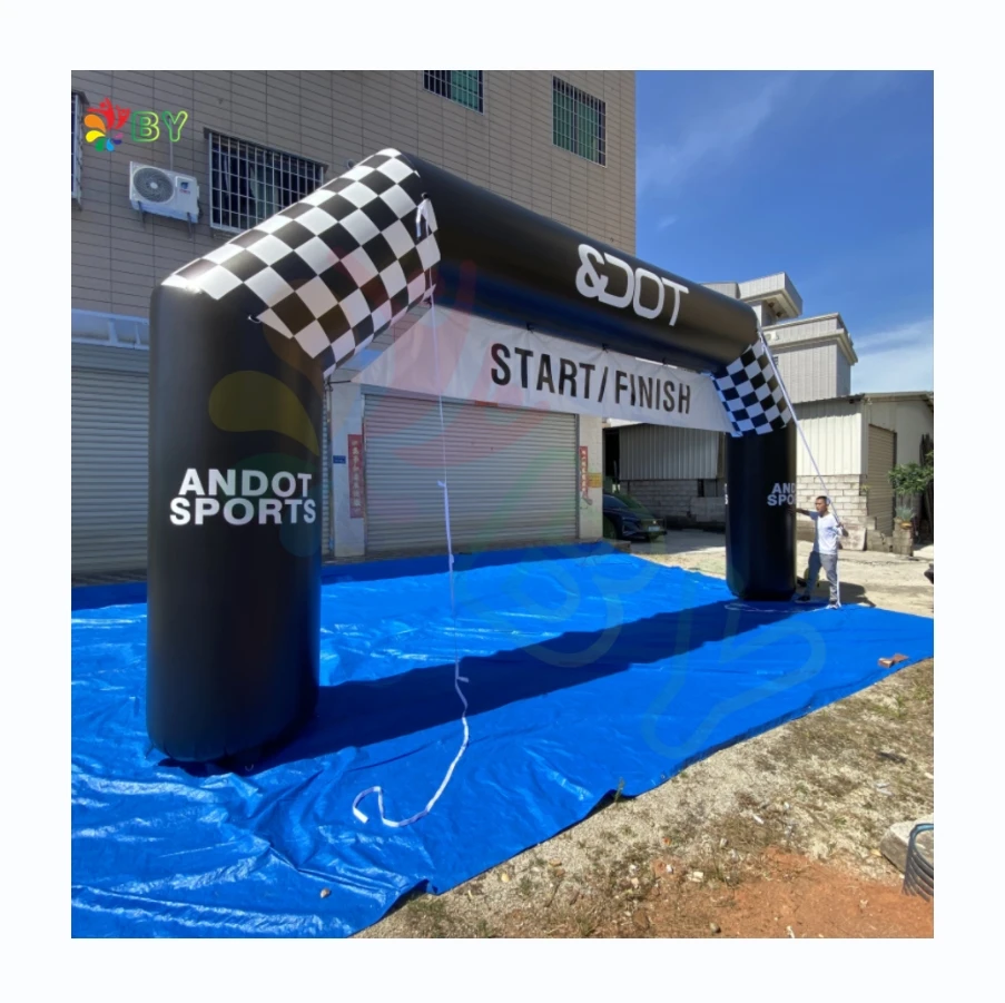 Бoyan Catc лидер продаж индивидуальные гоночные надувные ворота воздухонепроницаемая арочная АРКА надувная Арка с логотипами для рекламы гонки