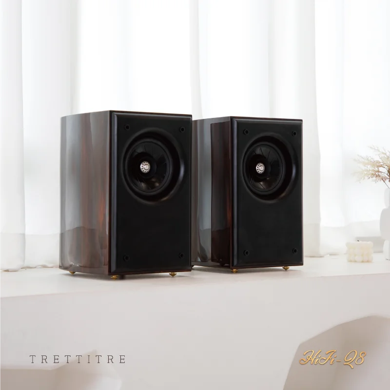 Нулевой Уровень искажений Эбеновое дерево шпон фортепианной краской Hi-Fi стенд с полным спектром деревянный диван для отдыха