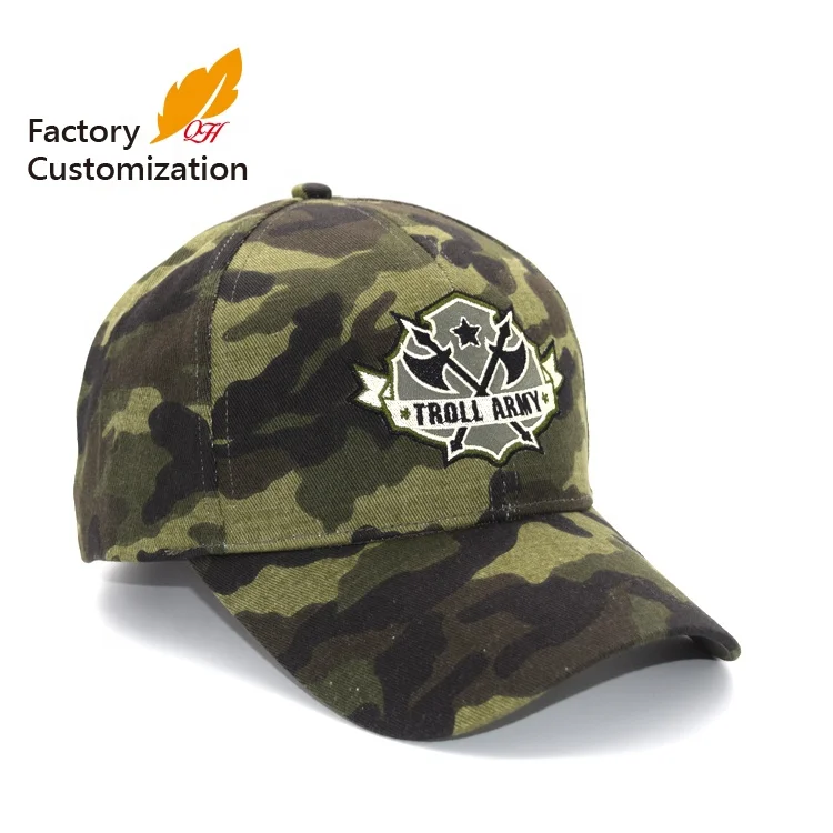 European and American hot sale camouflage baseball cap outdoor camouflage embroidery sports cap brand embroidery baseball cap