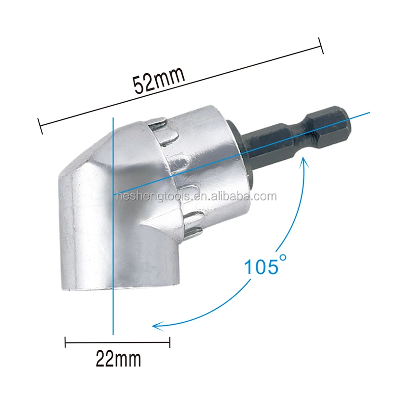 1/4 Inch 105 Degree Screwdriver Set Holder Adjustable Turning Nozzles for Screwdriver Hand Tools Magnetic Bit Socket Power Drill