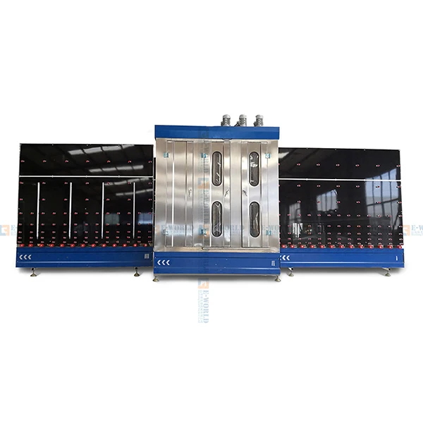 High Standard Vertical Glass Washing Machine Automatical CNC Glass OEM  Power Intelligent Cleaning Easy Control